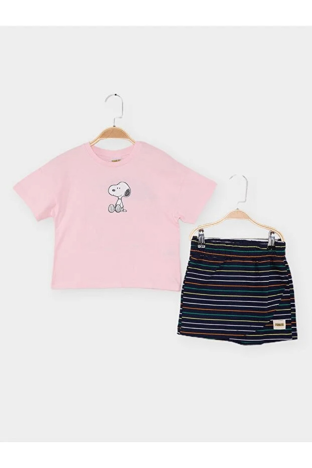 Snoopy Şortlu 2'li Takım